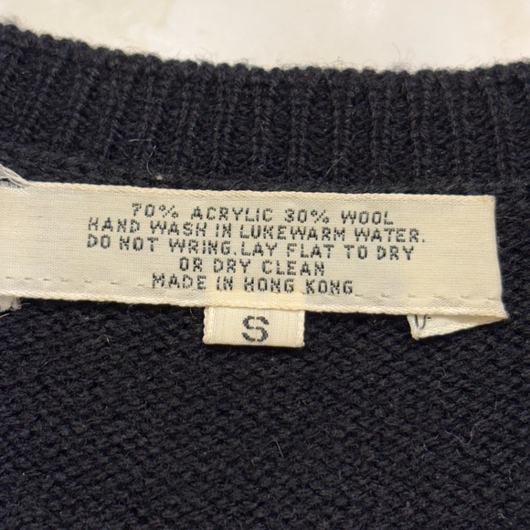 Checkered Patchwork Knit Vest - Picture 3 of 4